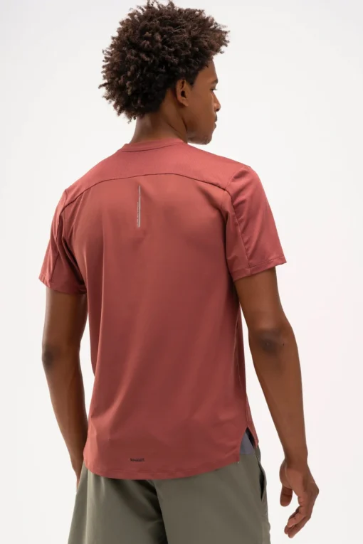 PRO men's sport T-SHIRT maroon