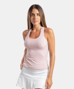 rostar Women's Padel Top - Powder Pink