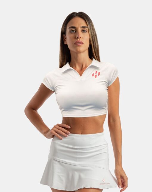 Hirostar Women's Technical Polo - White