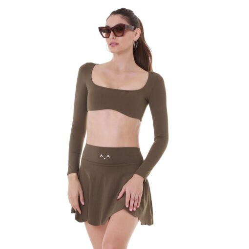 Altra Volta Urban Olive Crop Top