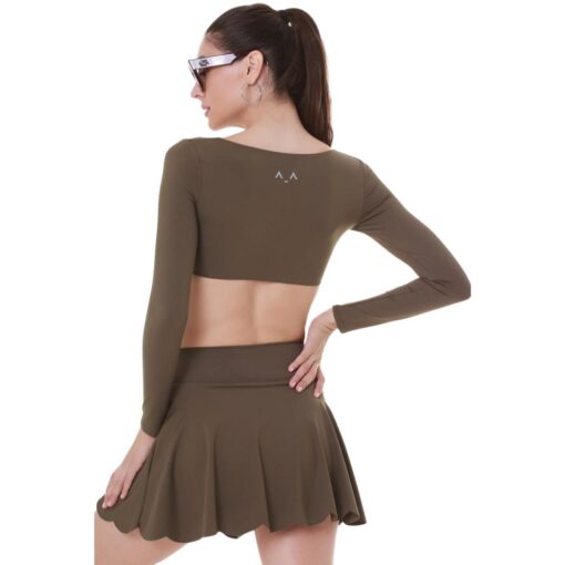 Altra Volta Urban Olive Crop Top