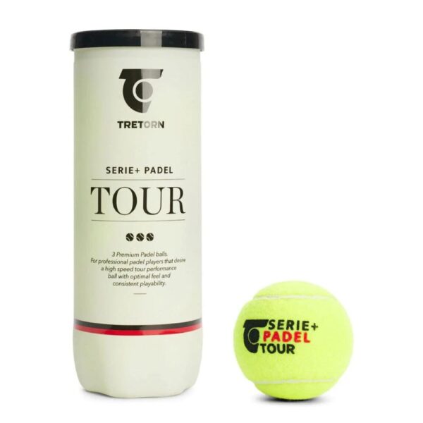 Μπάλες Padel Tretorn Serie+ Padel Tour 3 Ball Can