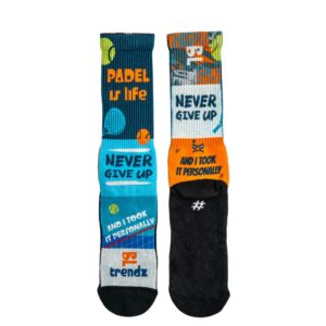 Pdltrendz Padel Socks Orange Blue