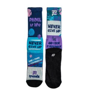 Pdltrendz Padel Socks Purple Blue