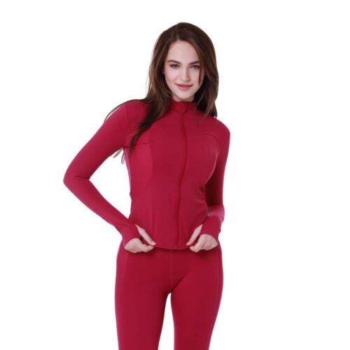Altra Volta Long Sleeve Burgundy Jacket