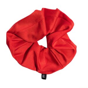 Coral Red Scrunchie