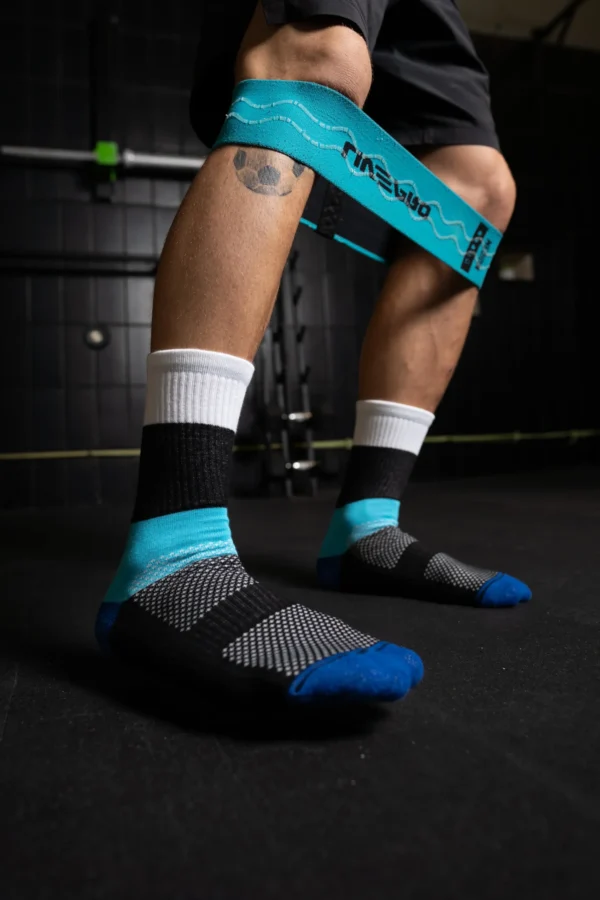 Pdltrendz Padel Socks Black Turquoise
