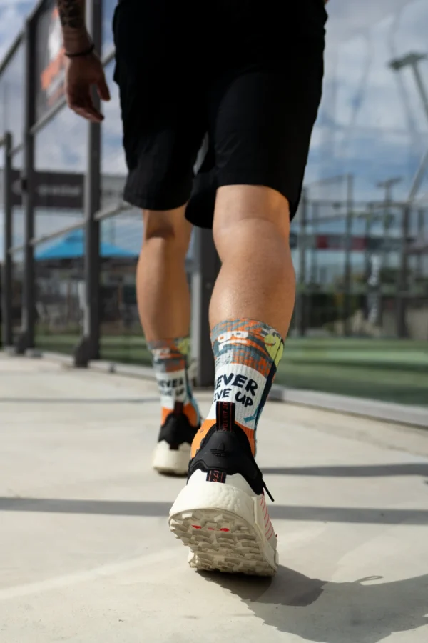 Pdltrendz Padel Socks Orange Blue