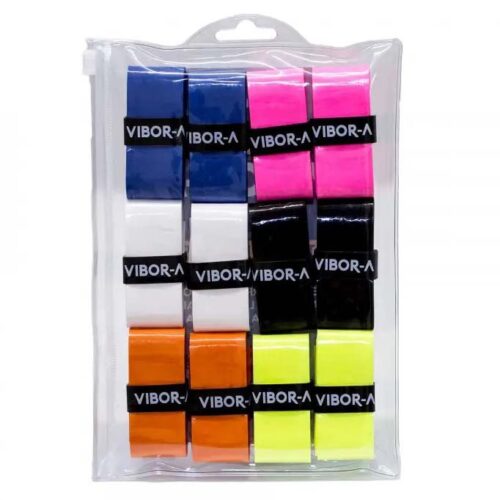 Vibor-A Overgrips 1 Unit Black Blue Orange Pink White Yellow
