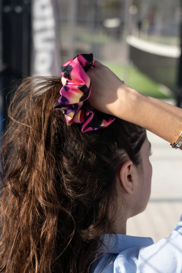 Wildlife Leopard Scrunchie