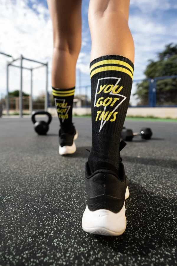 Pdltrendz You got this Black Socks