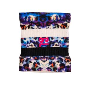 Pdltrendz Purple Leopard Wristband x 2