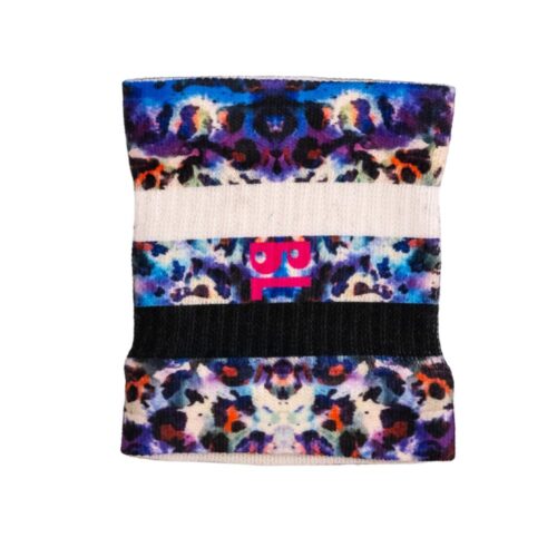 Pdltrendz Purple Leopard Wristband x 2