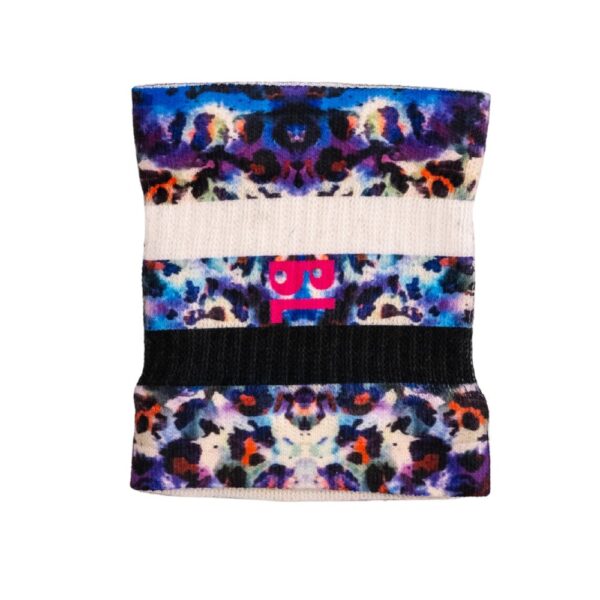 Pdltrendz Purple Leopard Wristband x 2