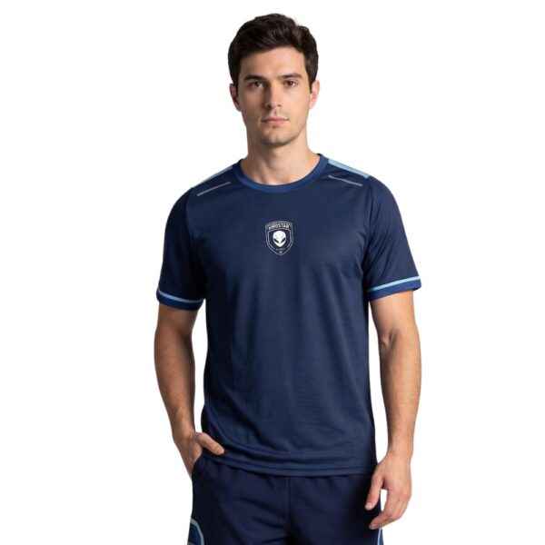 Hirostar Alien Padel T-Shirt Blue - Tolito Aguirre