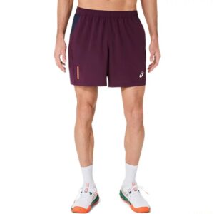 Asics Padel Court 7In Short Dark Aubergine Asics Padel Court 7In Short Dark Aubergine
