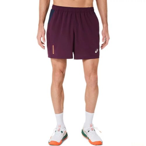 Asics Padel Court 7In Short Dark Aubergine