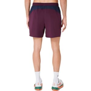 Asics Padel Court 7In Short Dark Aubergine Asics Padel Court 7In Short Dark Aubergine