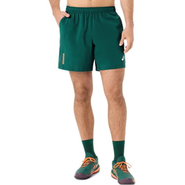 Asics Padel Court 7In Short Green Asics Padel Court 7In Short Green