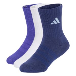 Adidas Mid-Crew Sports Socks with Cushioning – 3 Pairs Adidas Mid-Crew Sports Socks with Cushioning – 3 Pairs
